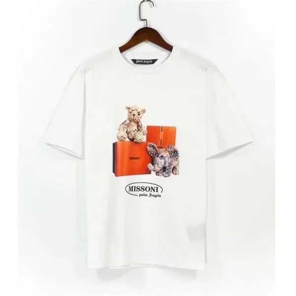 Missoni x Palm Angels Bear Print White T-Shirt - 1