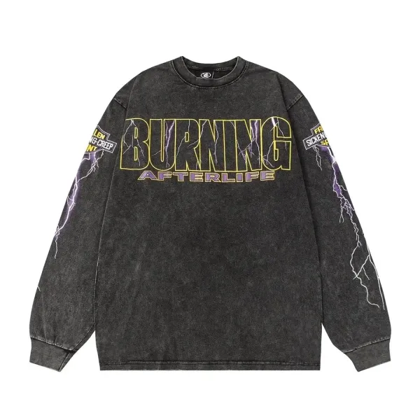 Hellstar 08 Graphic Long-Sleeve Tee Black - 6