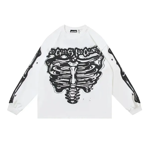 Hellstar 08 Graphic Long-Sleeve Tee Black - 12