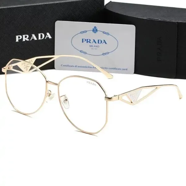 Prada PR 52US Gold Optical Glasses - 1