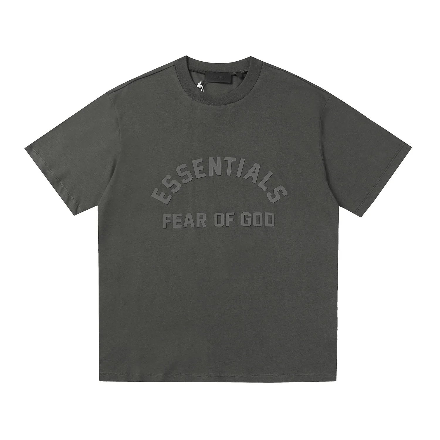 Essentails Three Bar Logo Black T-Shirt - 5