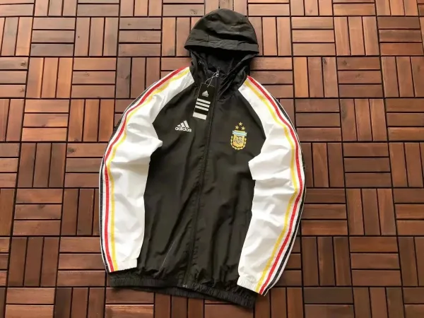 Adidas Manchester United Windbreaker Red/White Jacket - 11