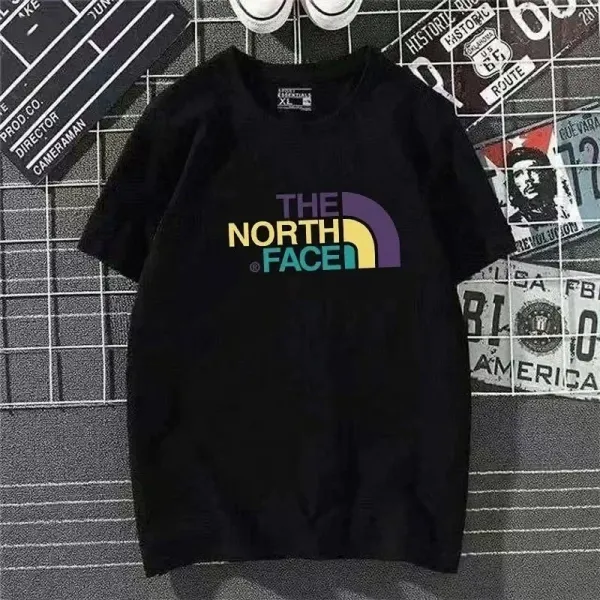 The North Face Rainbow Logo Black T-Shirt - 1