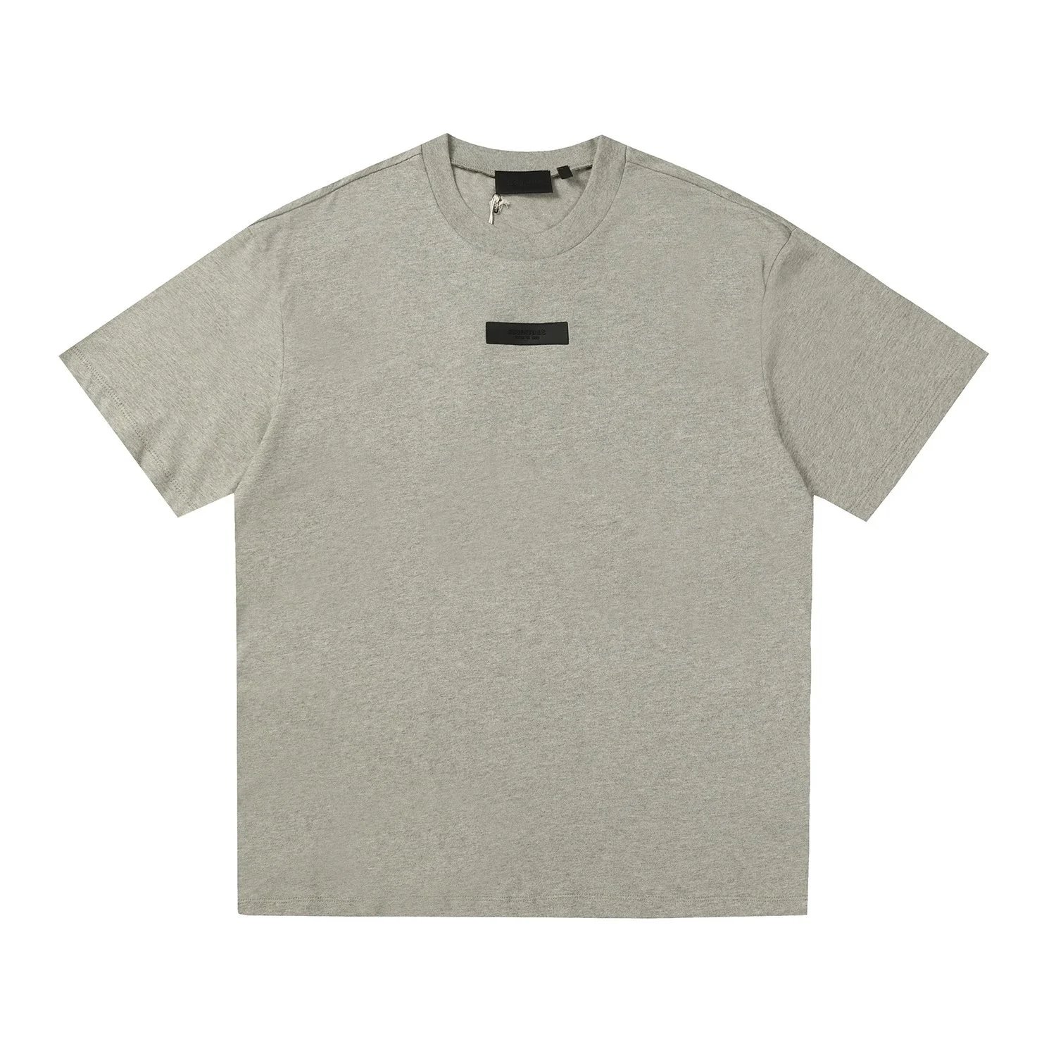 Essentails Three Bar Logo Black T-Shirt - 7