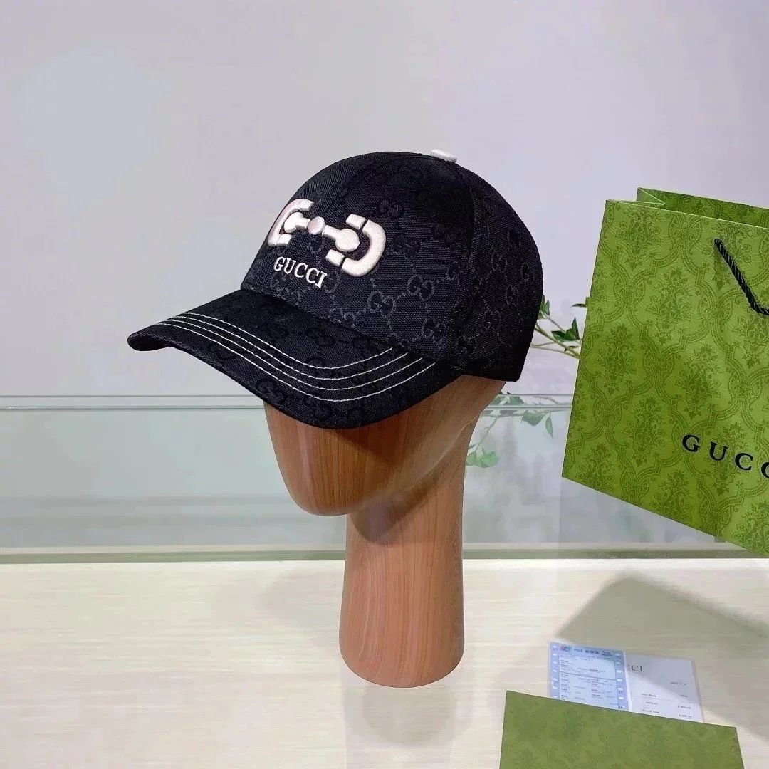 Gucci Cherry GG Print Baseball Cap Brown - 9