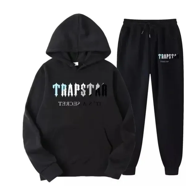Trapstar It's A Secret Black Hoodie and Sweatpants Set - 1