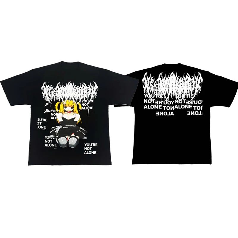 Black Graphic T-Shir