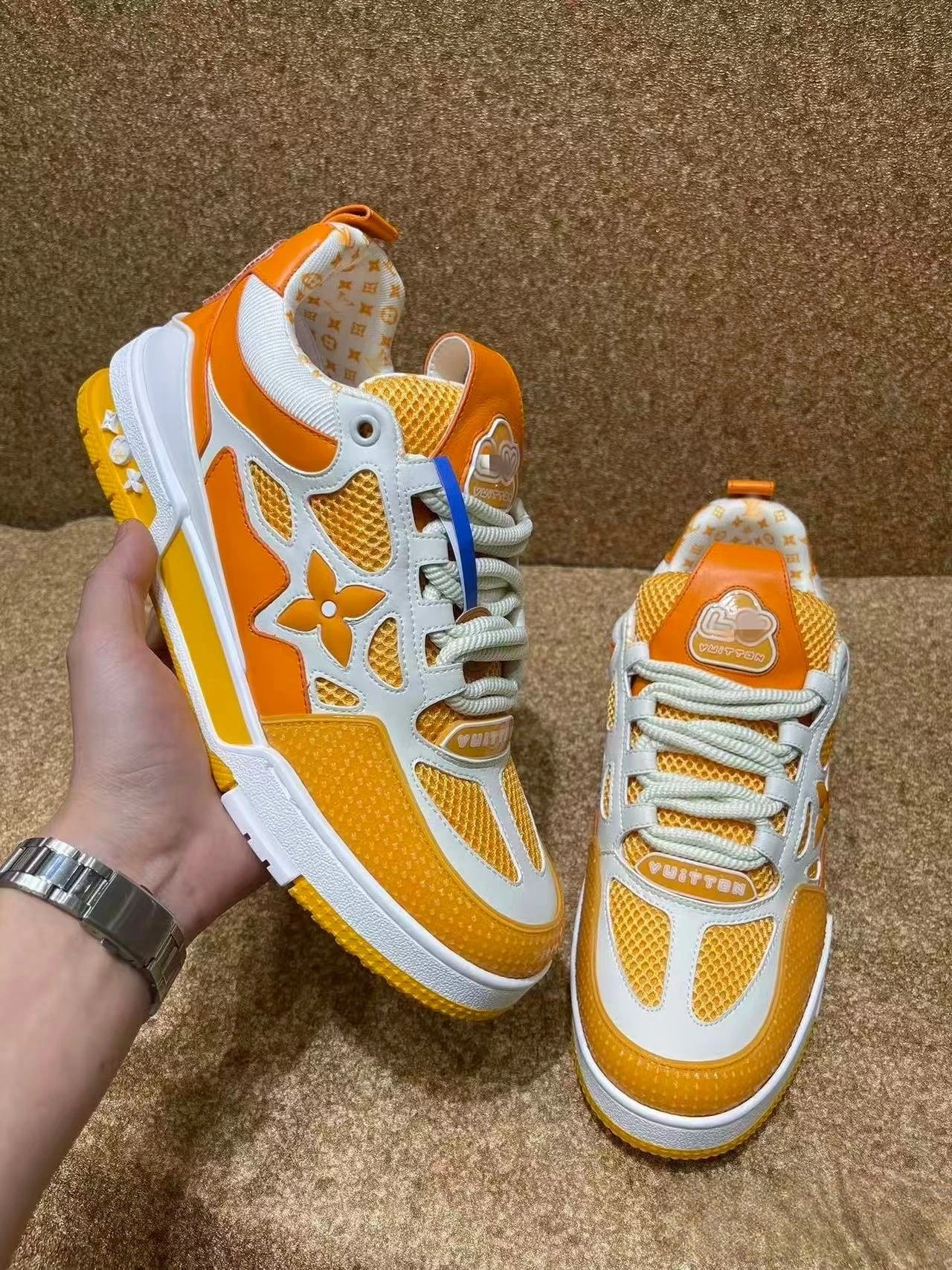 莆田纯原trainer小胖丁四叶草面包鞋板鞋运动鞋男女情侣款休闲鞋