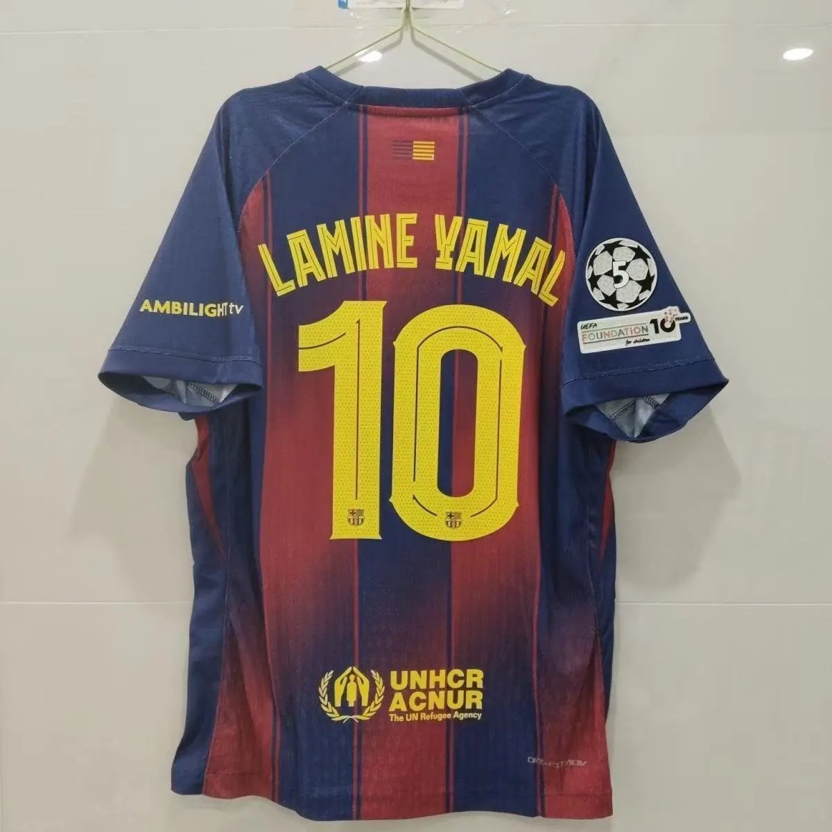 2526巴萨球衣10号亚马尔9号莱万11号拉菲尼亚主客场二客足球服
