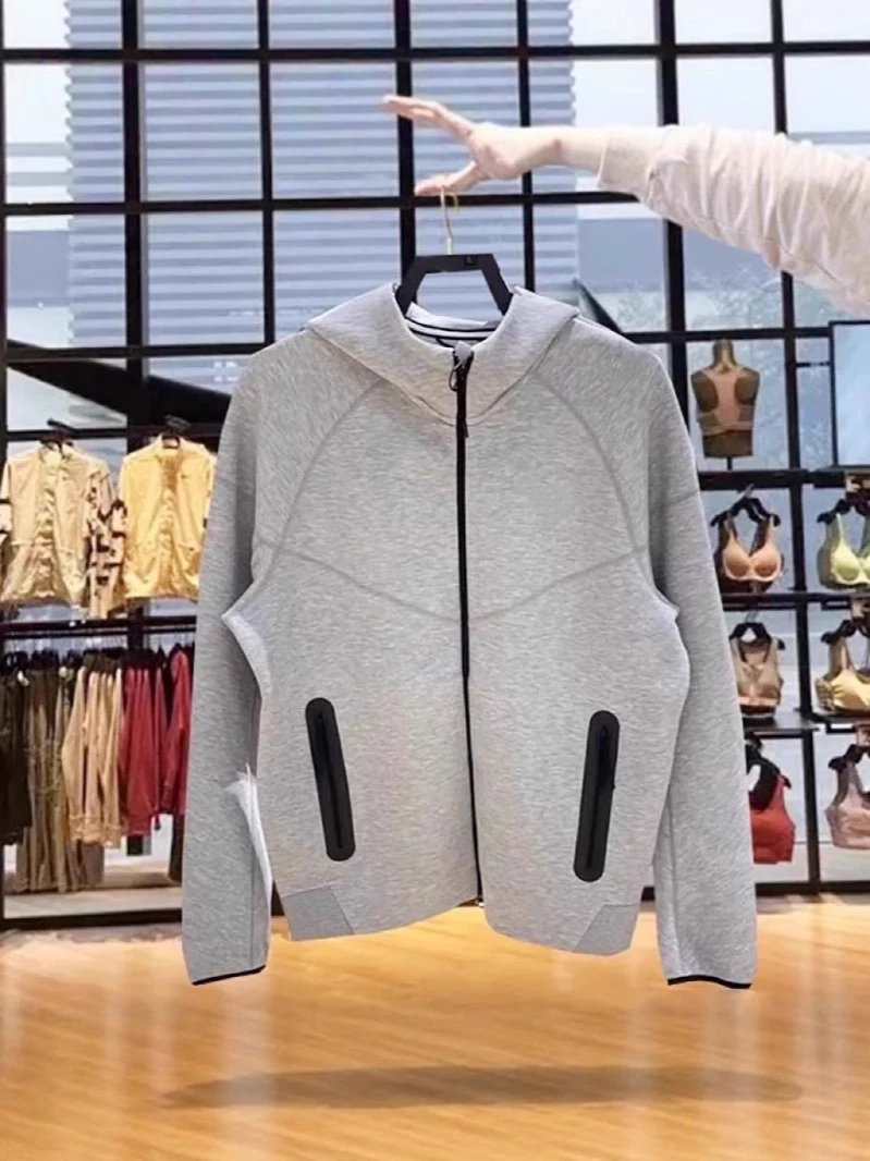 25年新款TECH FLEECE男士空气层休闲运动夹克卫裤套装792002 3