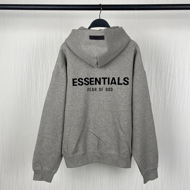 原厂直销八季22SS FOG 植绒连帽卫衣 ESSENTIALS跨境潮牌热销 5