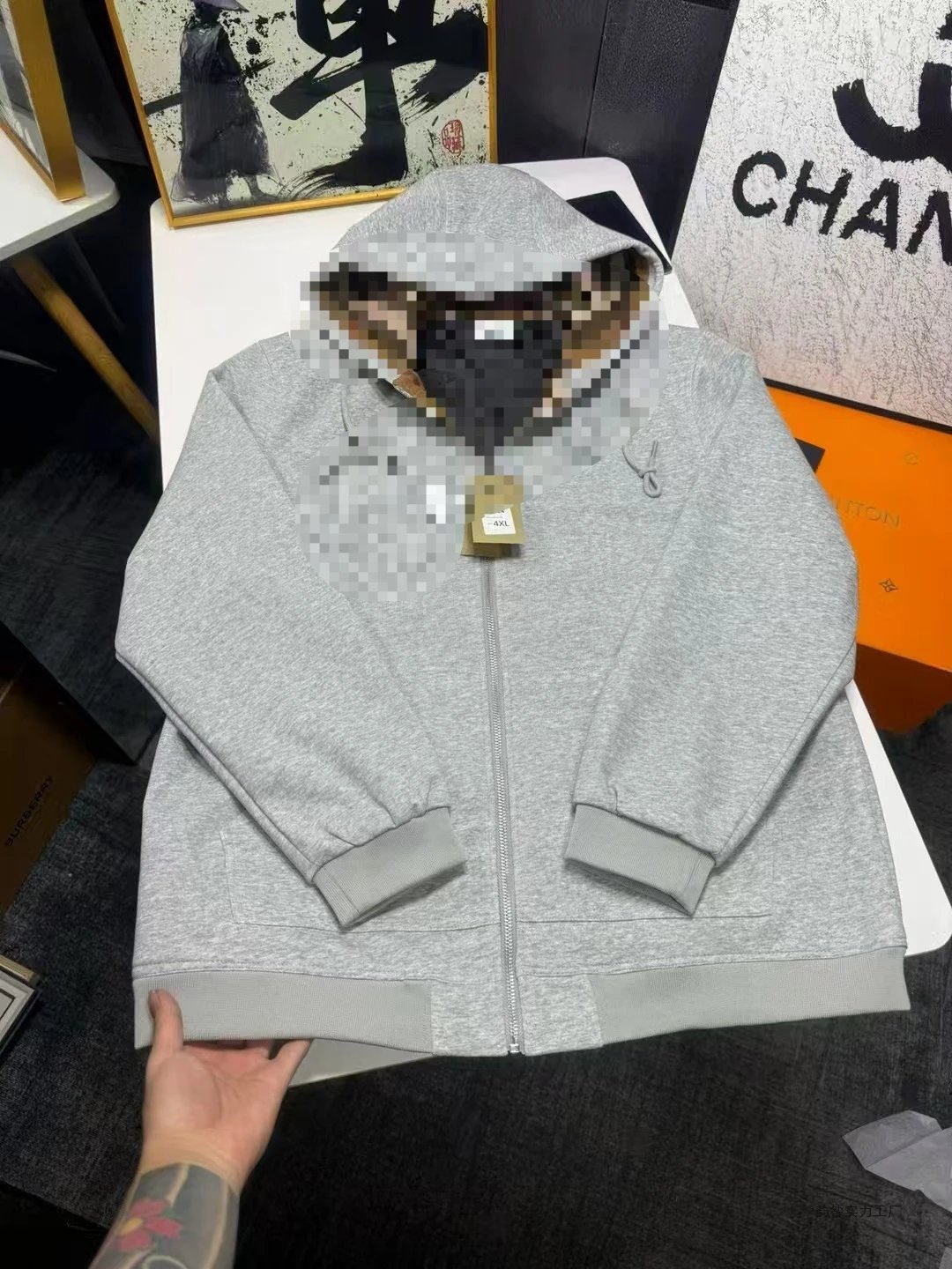 Ready-to-Ship with All Tags - Cross-Border Best Seller Stylish Men's Trendy Hooded Jacket, Niche & Versatile