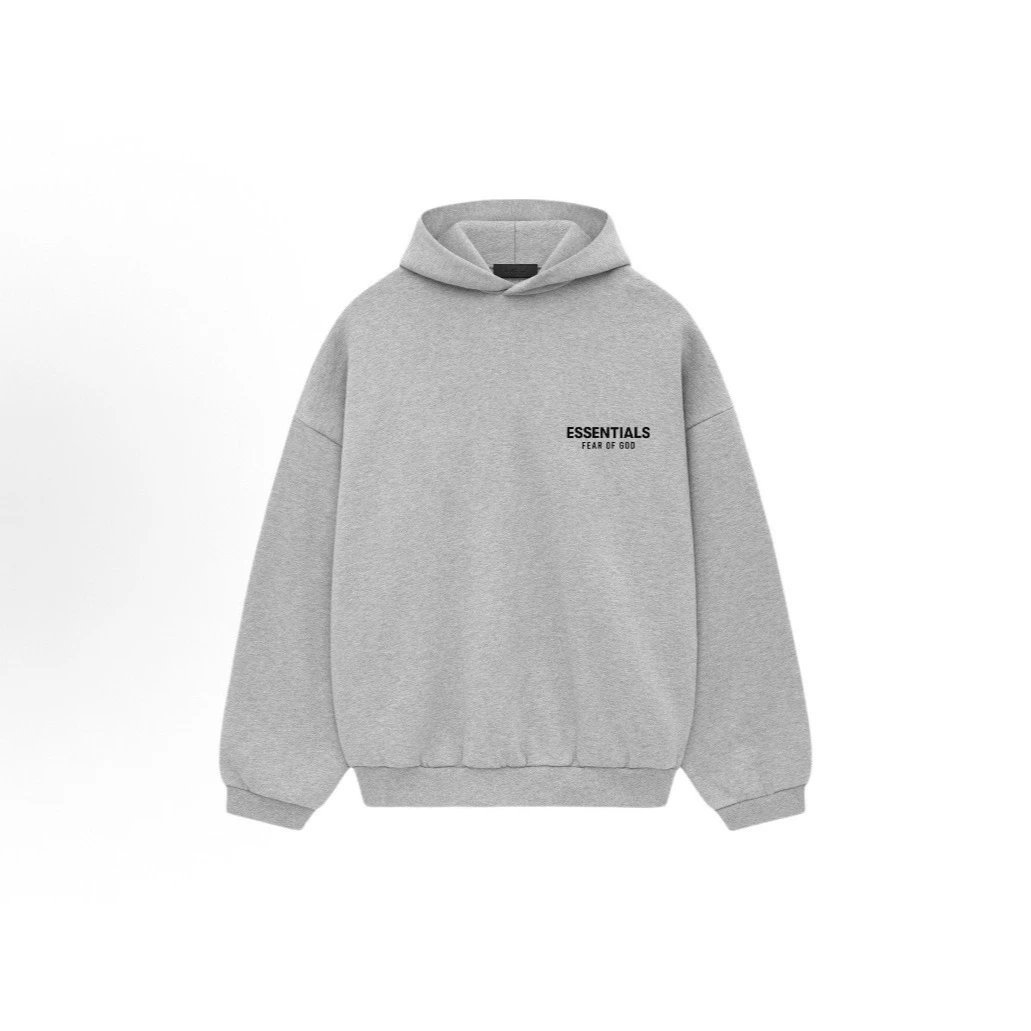 25fw新款Essentials硅胶款秋冬双排字母印花加绒连帽HOODIE 4