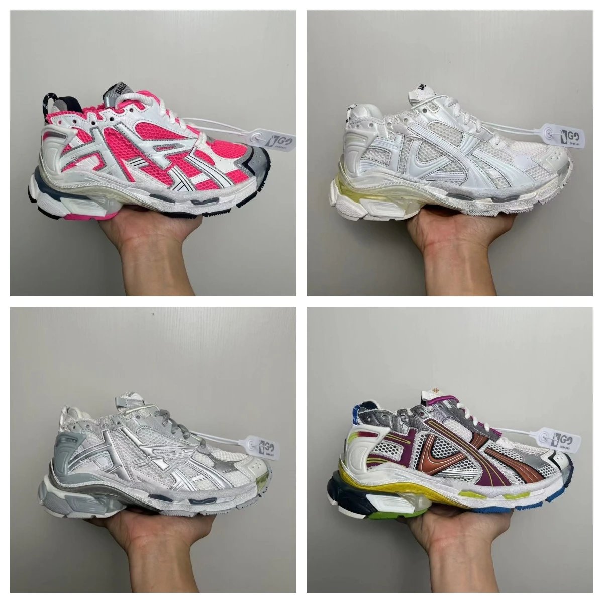 外贸巴黎三代75高版本厚底复古老爹鞋男女休闲跑步情侣款运动鞋