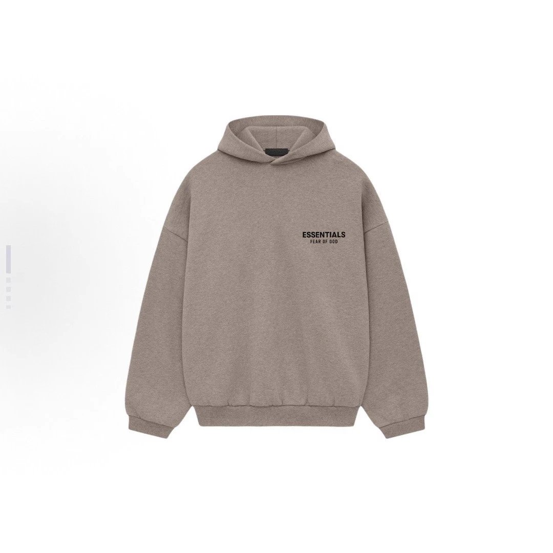 25fw新款Essentials硅胶款秋冬双排字母印花加绒连帽HOODIE 5