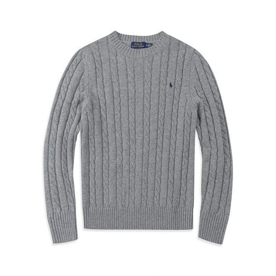 High version AliExpress Amazon source round neck pullover fashionable jacket knitted sweater casual pony sweater wholesale