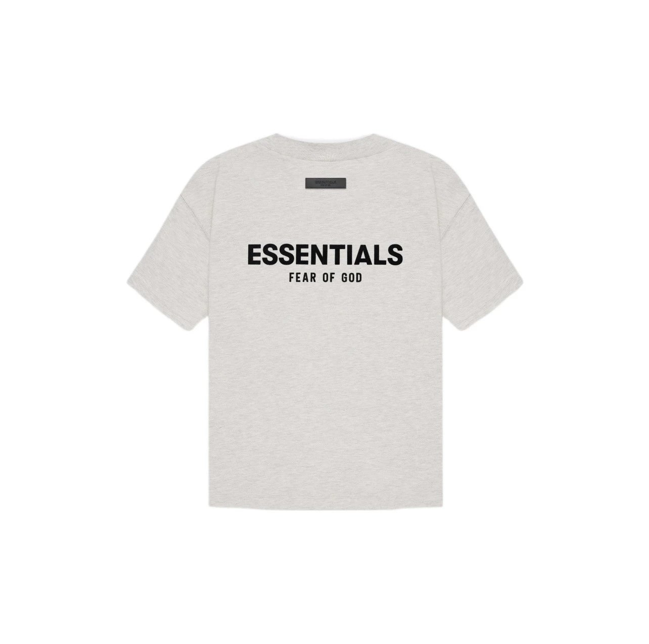 Fear of God Essentials SS22  Tee Light Oatmeal Log Tshirt-2