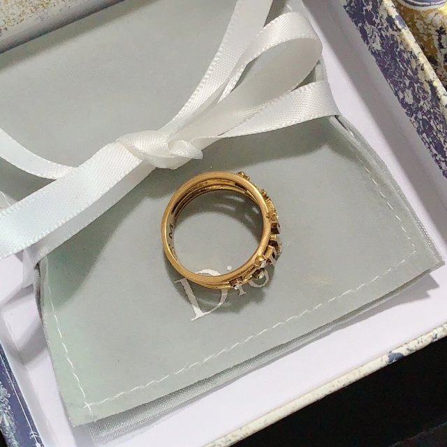 Dior Golden Metal Logo Unisex Luxury Bracelet