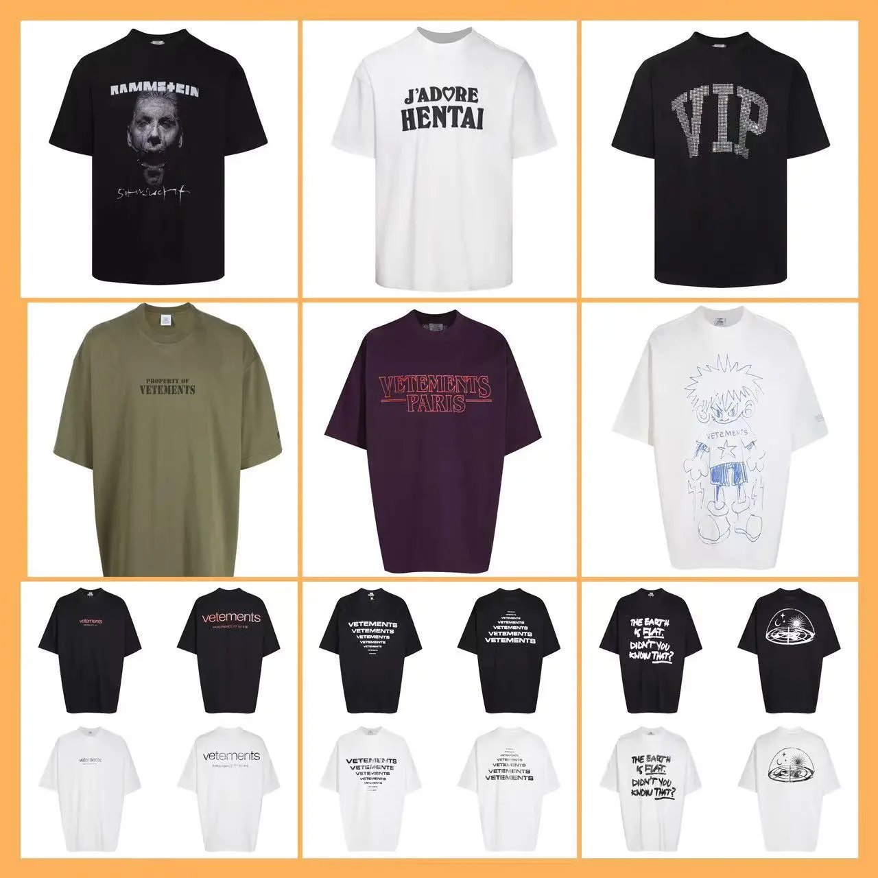 1:1 Batch Vetements T-SHIRT-7