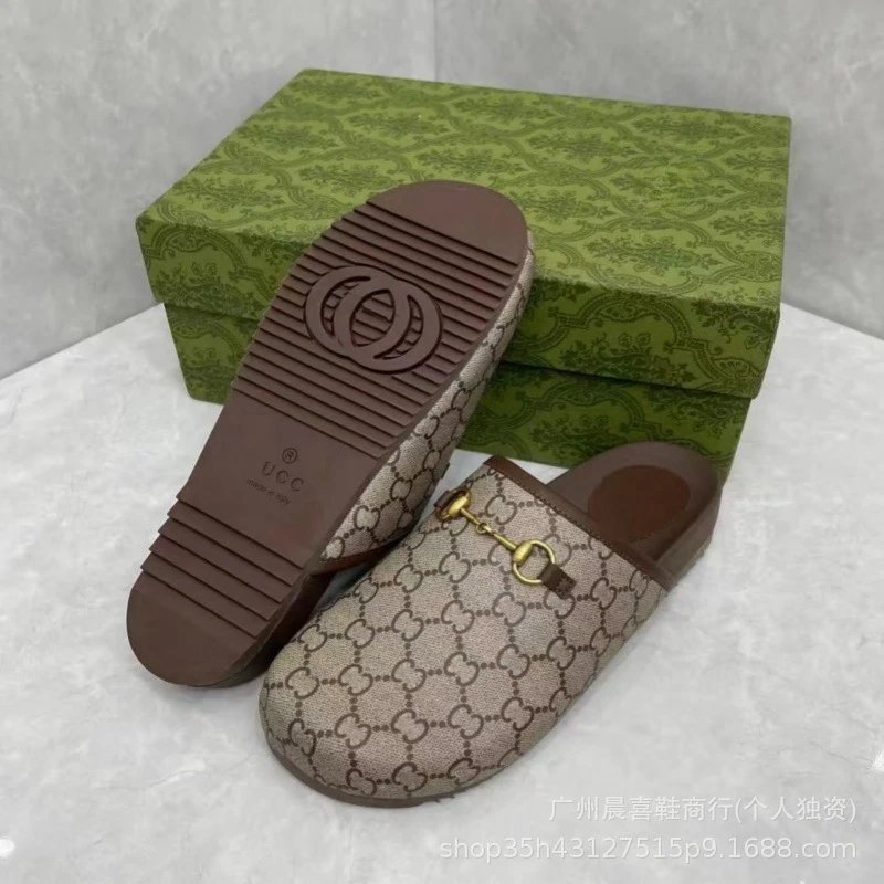 Gucci Princetown Slippers GG Supreme Horsebit