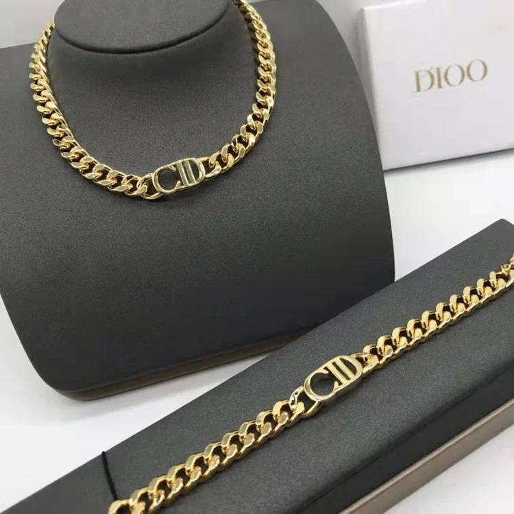 Dior necklace-13 (2 Colors)