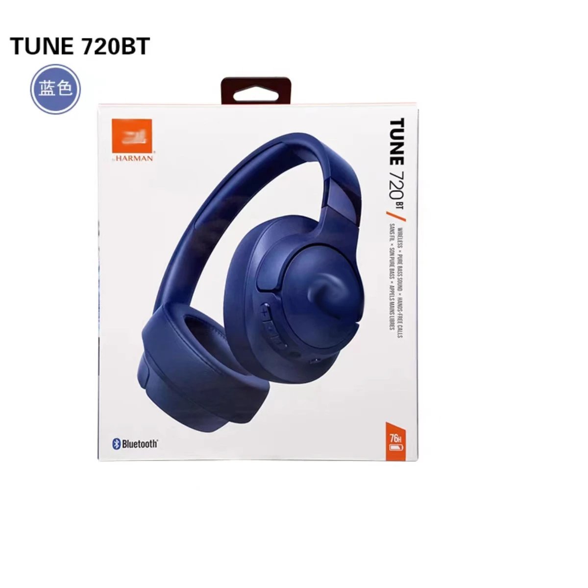 JBL Live 500BT Purple Over-Ear Headphones - 8