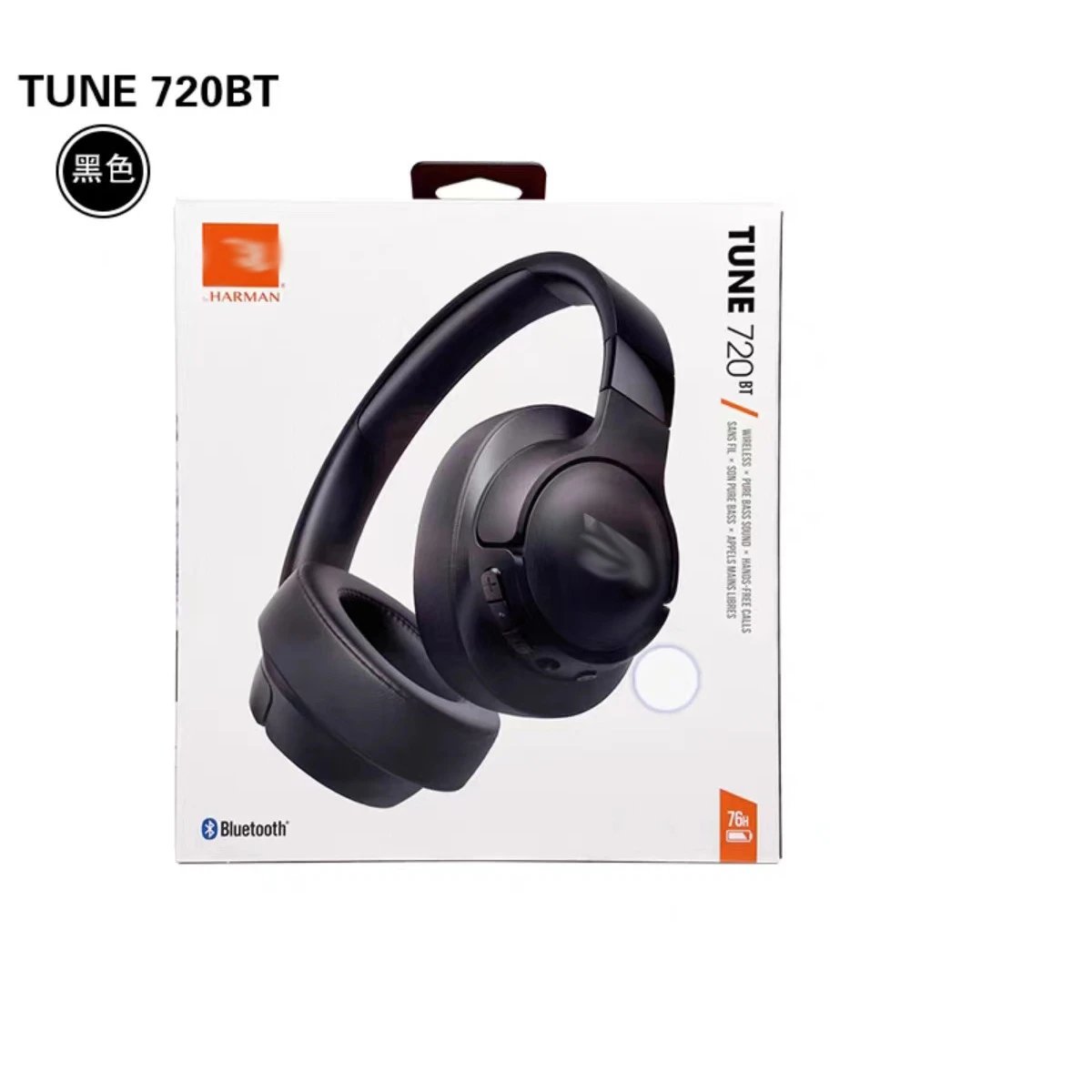 JBL Live 500BT Purple Over-Ear Headphones - 5