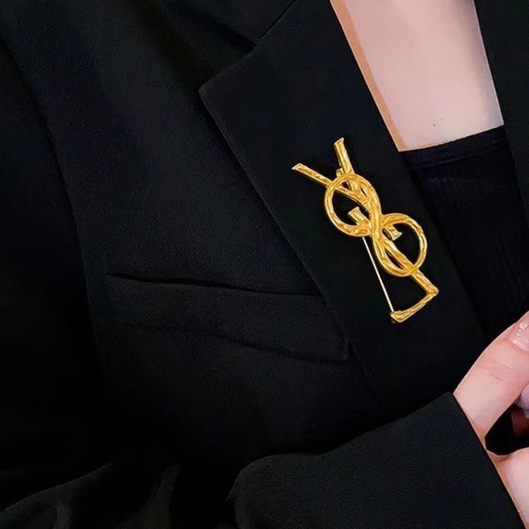 YveSaintLaurent brooch