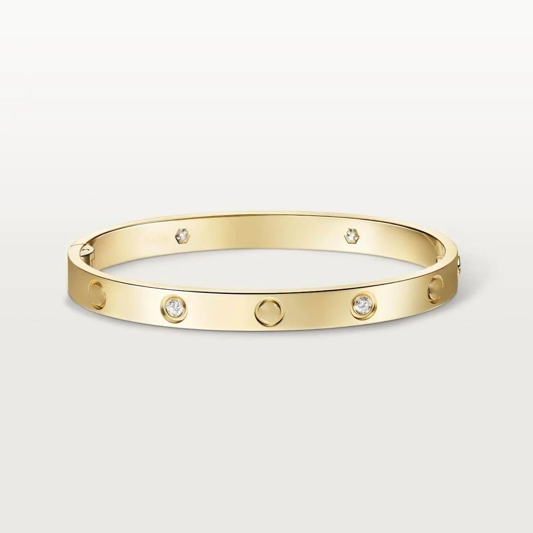 Cartier LOVE Bracelet 18K Yellow Gold Diamond Gold