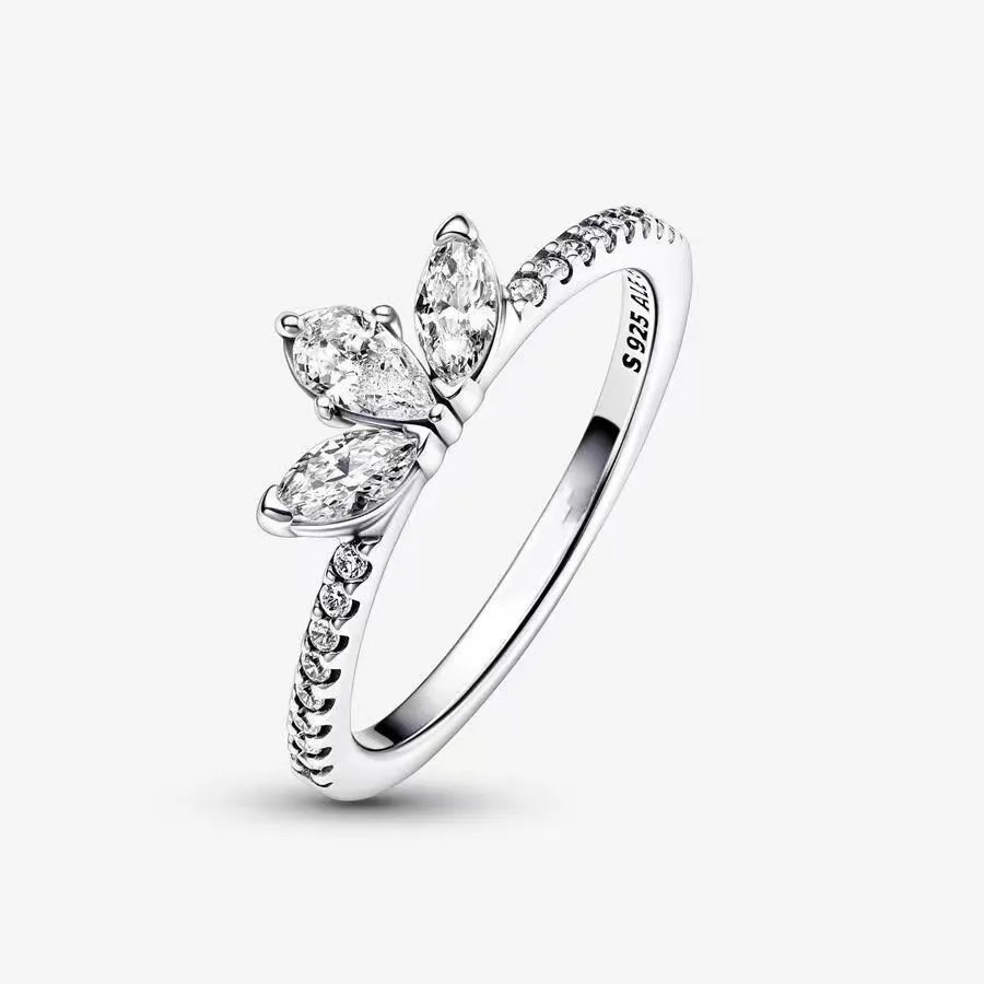 Pandora Wish Ring Sterling Silver Cubic Zirconia Clear