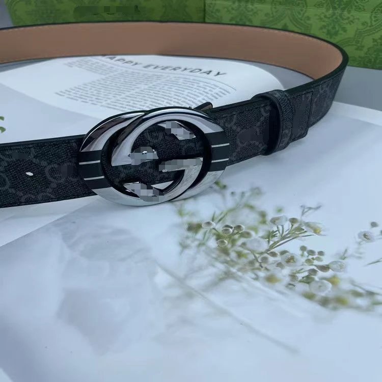 黑色布纹 激光银扣