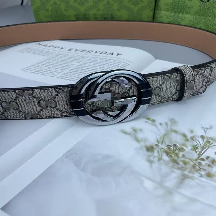 棕色布纹 激光银扣