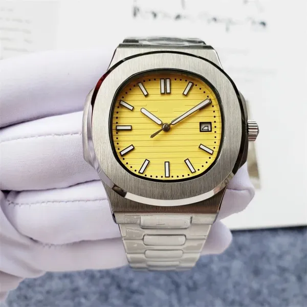 Audemars Piguet Royal Oak Yellow Dial Stainless Steel Watch Watches - 1