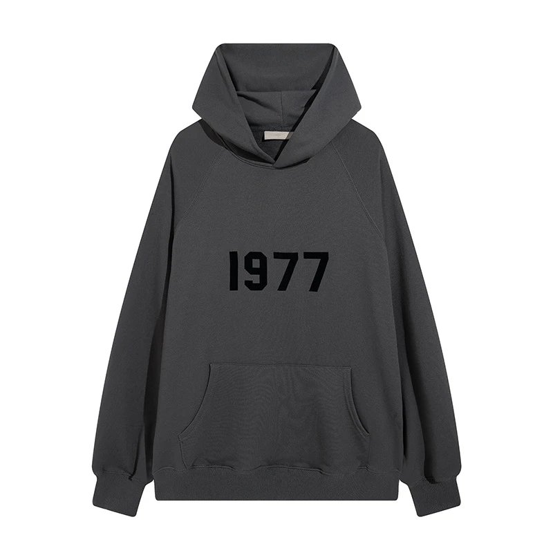 Fear of God Essentials 1977 Sweater Logo Charcoal
