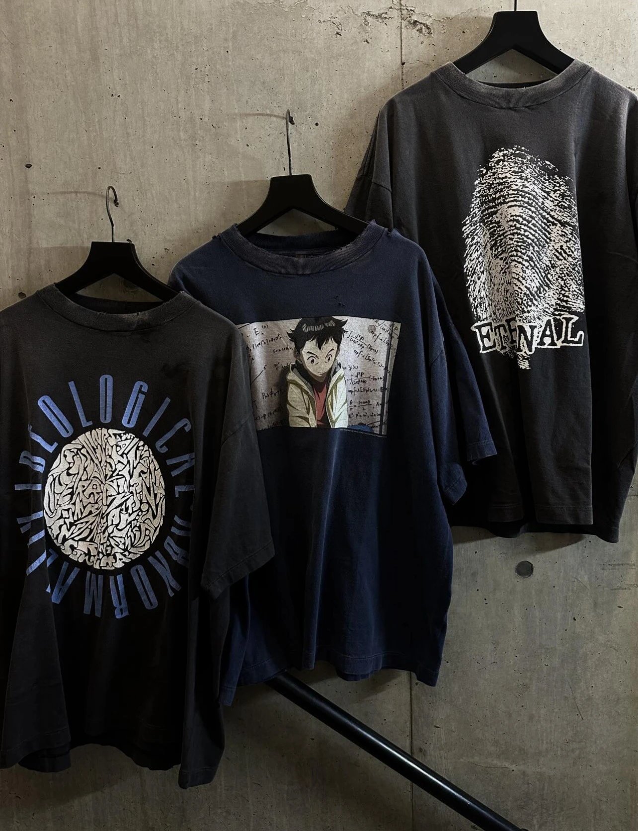 Design Eternal Fingerprint Graphic T-Shirt Black - 8