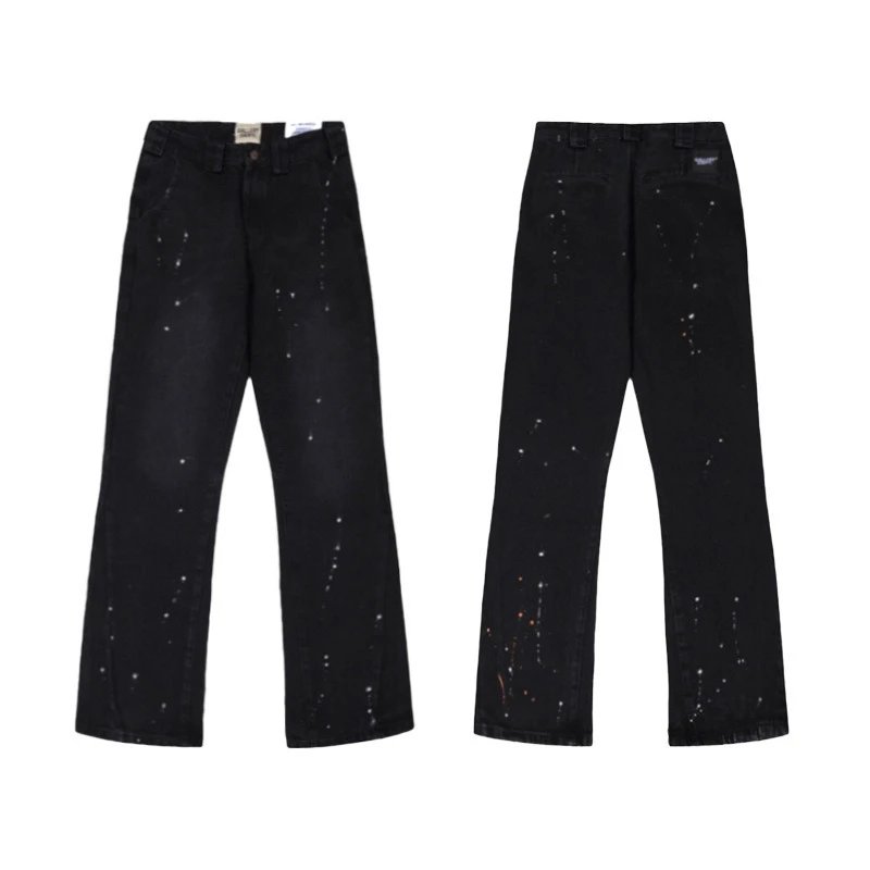 Gallery Dept. Pants Paint Splatter Black