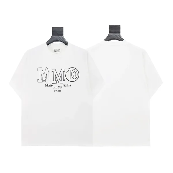 Maison Margiela MM10 Logo White T-Shirt - 1