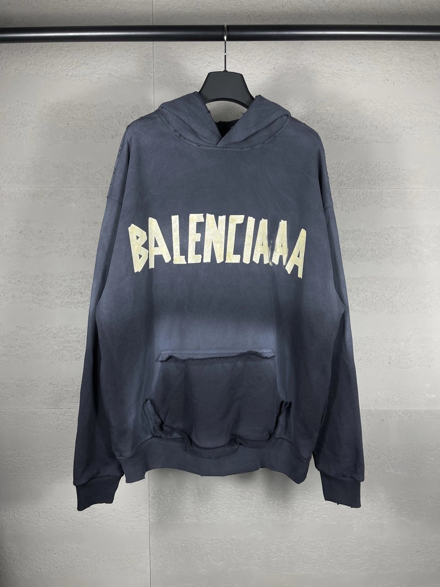 Balenciaga Distressed Hoodie photo 4