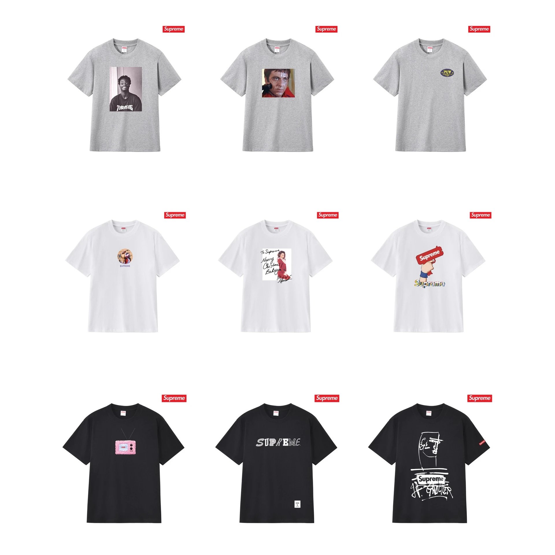 Supreme Character Logo Print T-Shirt