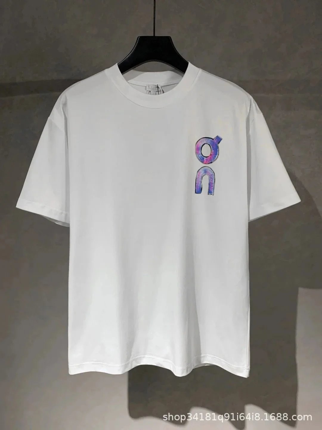 Hand-Draw Logo Crew Neck T-Shirt photo 2