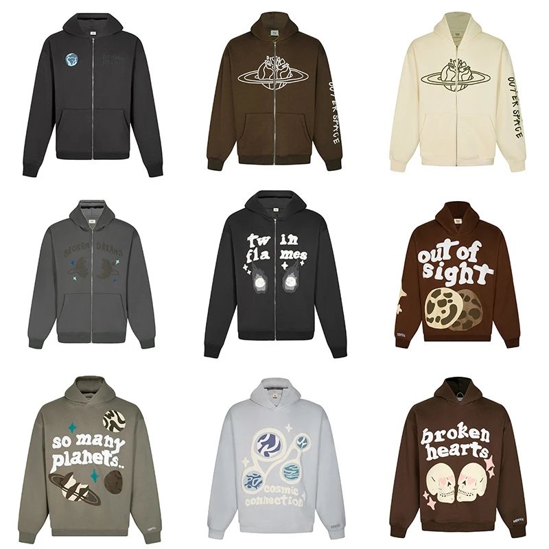 Hooded Cardigan Fleece Sweatshirt