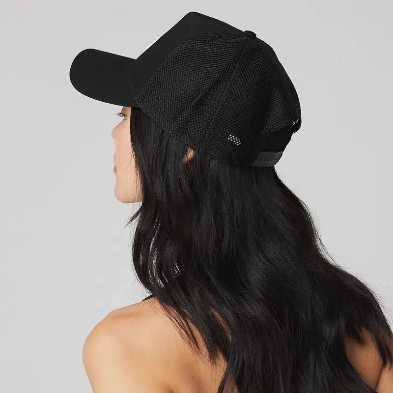 Alo Black Mesh-Back Baseball Cap - 5