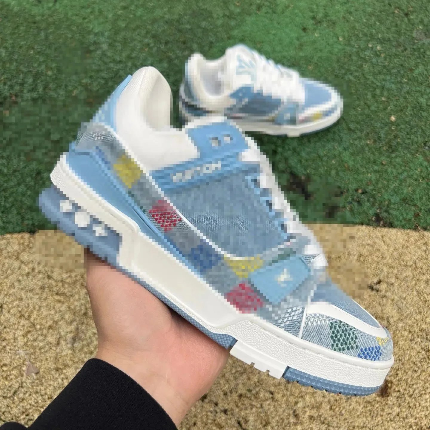 Denim Logo Sneaker