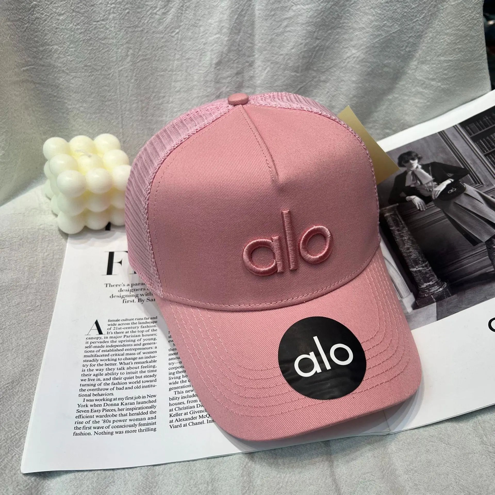 Alo Black Mesh-Back Baseball Cap - 12