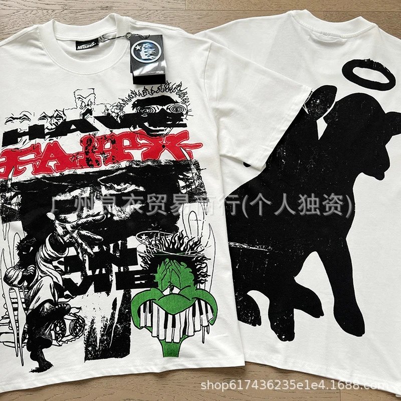 Hellstar Retro Print T-Shirt photo 5