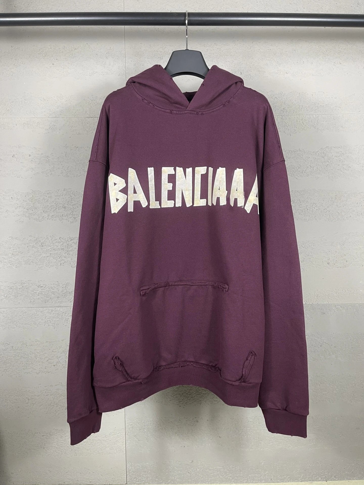 Balenciaga Distressed Hoodie photo 5