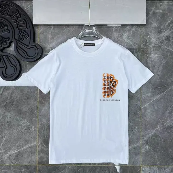 Chrome Hearts 33 Graphic Print White T-Shirt - 5