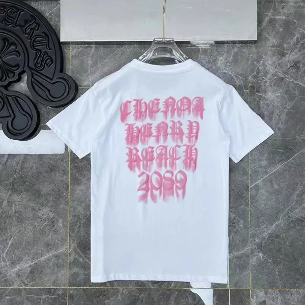 Chrome Hearts 33 Graphic Print White T-Shirt - 14