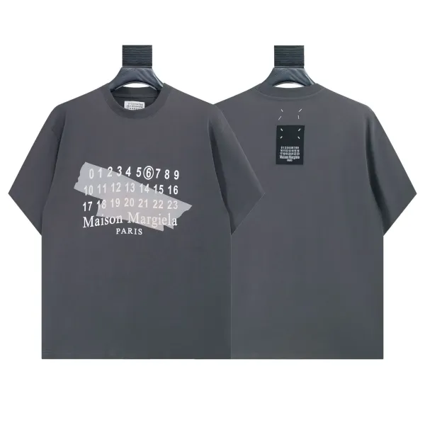 Maison Margiela Numbered Tape T-Shirt Gray - 1