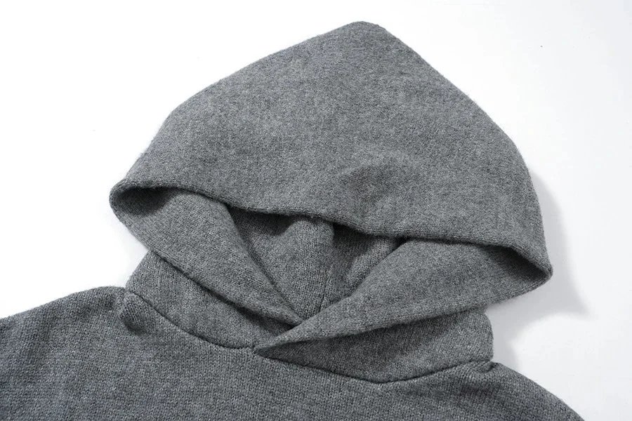 Minimalist Letter Cable Knit Sweater photo 8